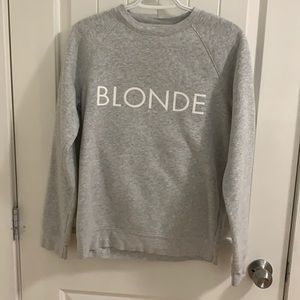 Blonde Pullover Crew Sz XS